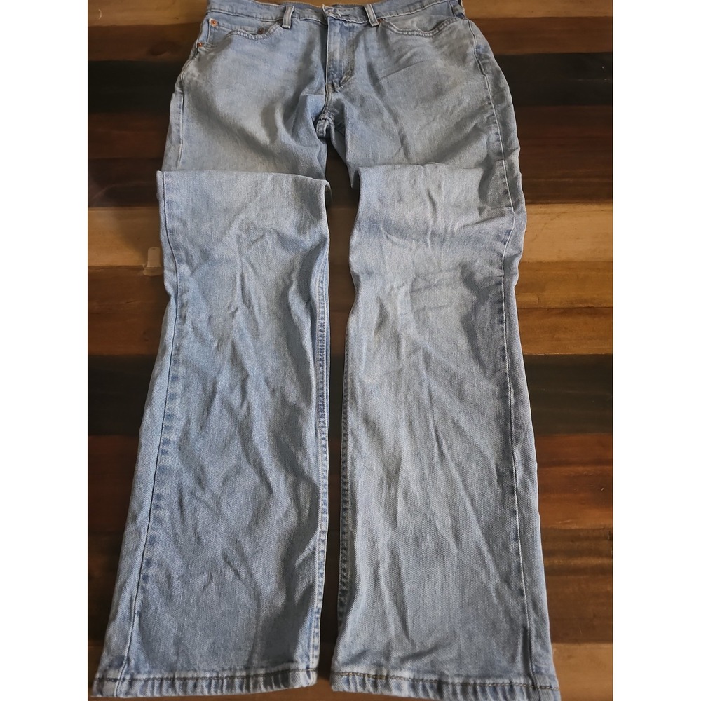 Levi's 514 Men's Jeans W33 L32 Straight Fit Light Wash Blue Denim Classic 0092